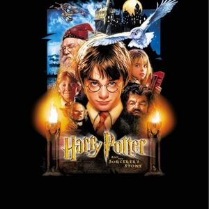 Harry Potter and the Sorcerer's Stone Graphic Tee Size Small